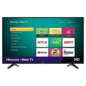 Hisense 40-Inch 40H5500F Class H55 Series Android Smart TV with Voice Remote (2020 Model)